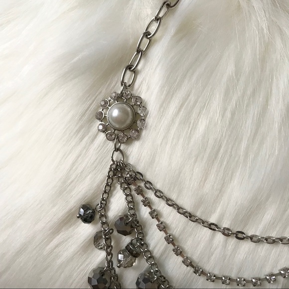 Silver Statement Necklace - Express - Picture 4 of 4